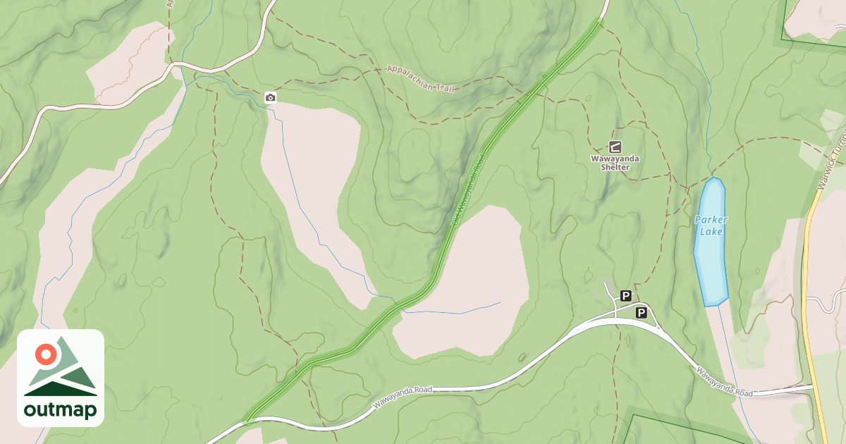 Map of Old Wawayanda Road