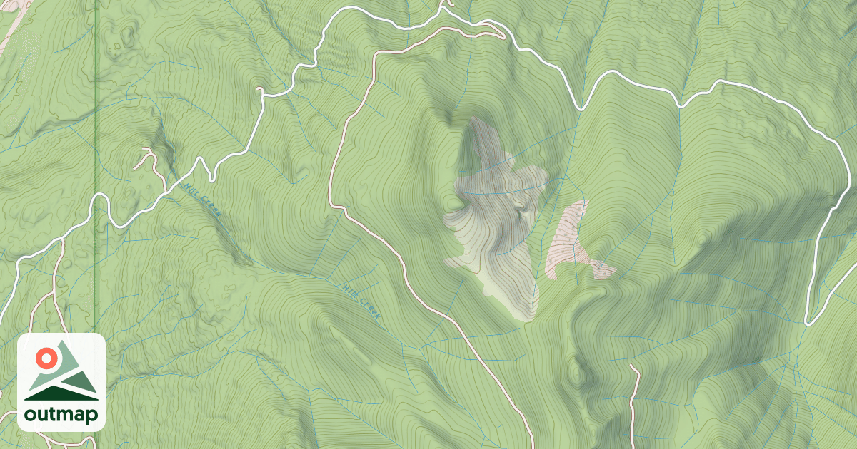 Map of ILLABOT PEAK