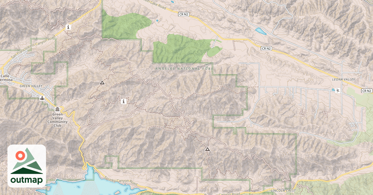 Map of LEONA DIVIDE