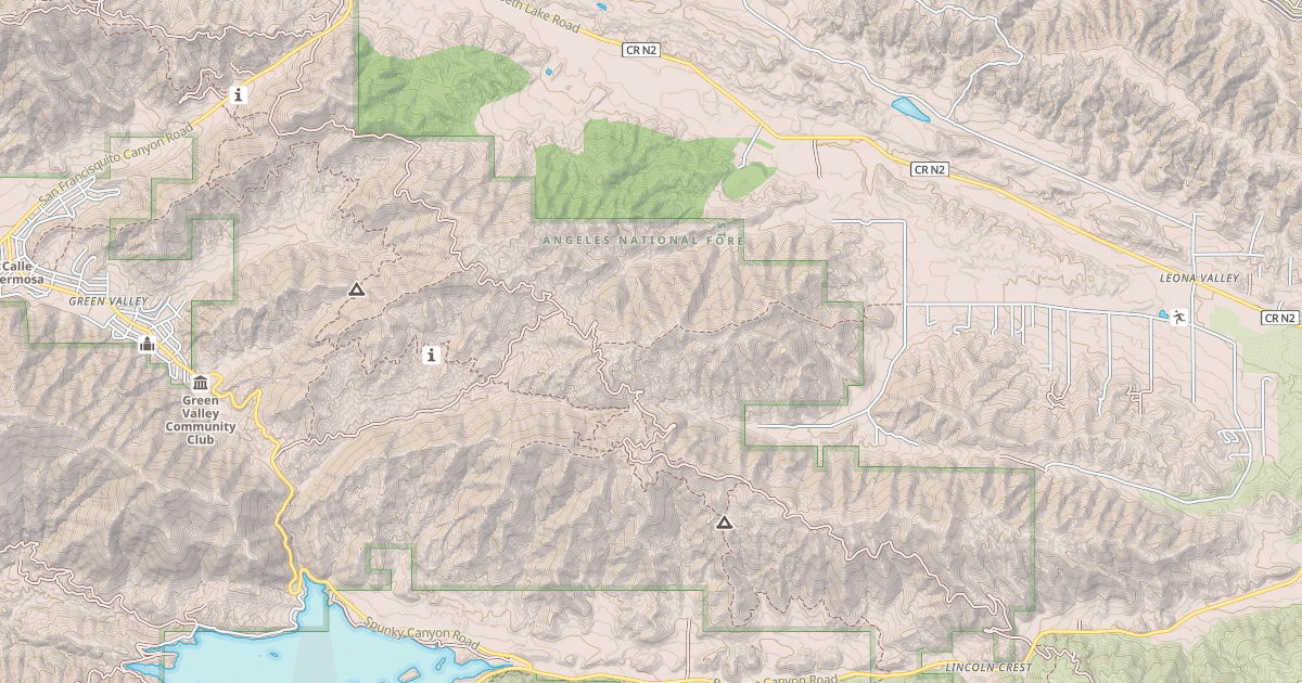 Map preview of LEONA DIVIDE