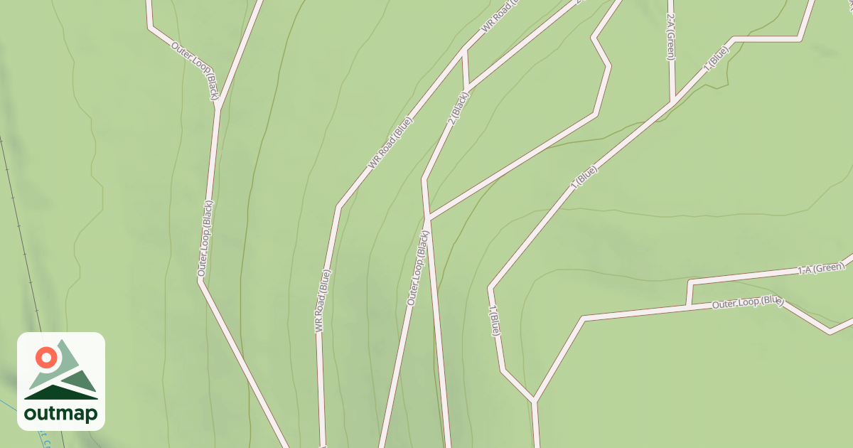 Map of Rock Run ATV Trails