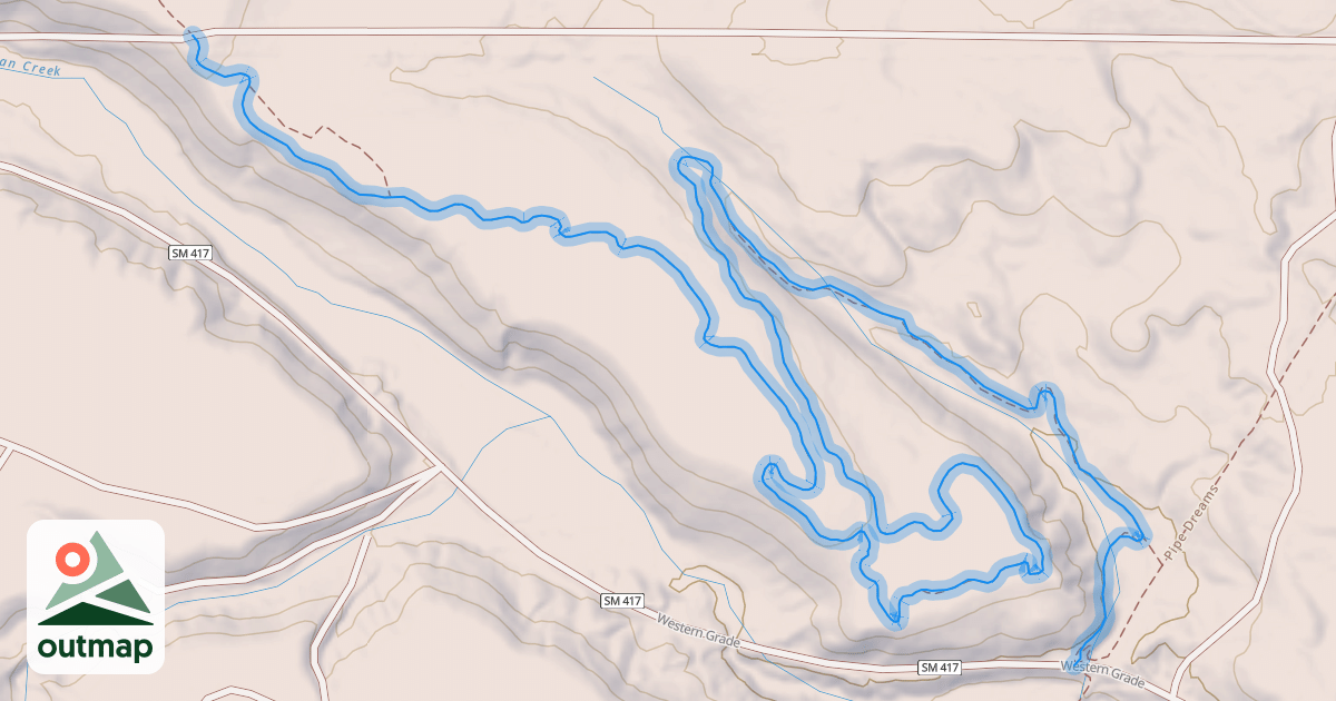 Map of Old Camp Ridge