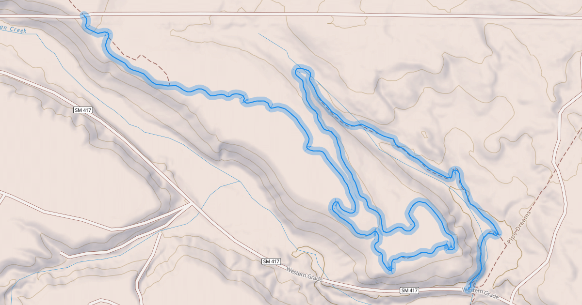 Map preview of Old Camp Ridge