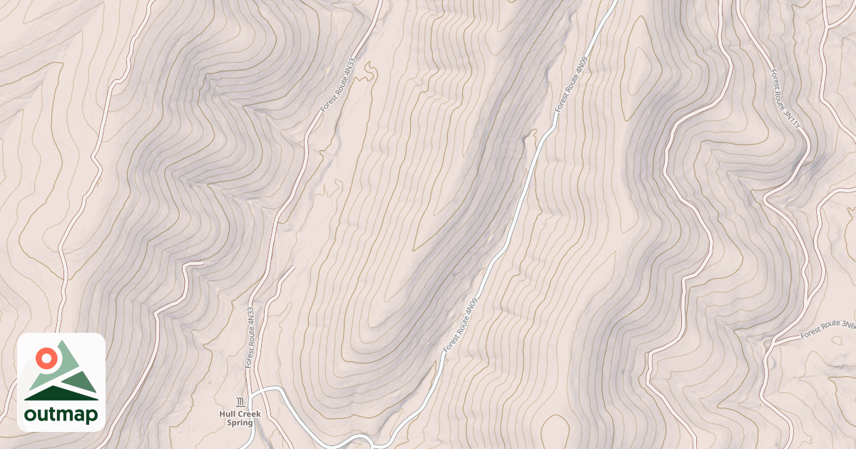 Map of HULL CREEK OHV - ATV