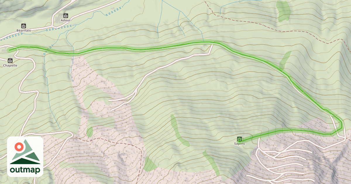 Map of Sapin