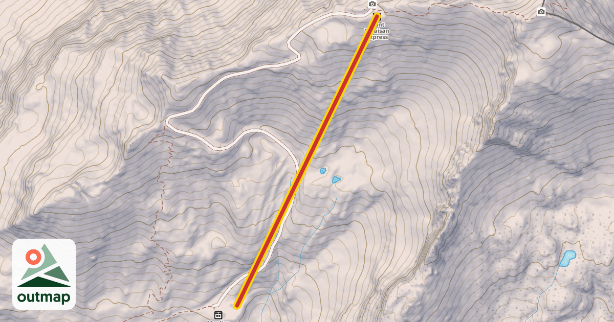 Map of Mont Valaisan Express