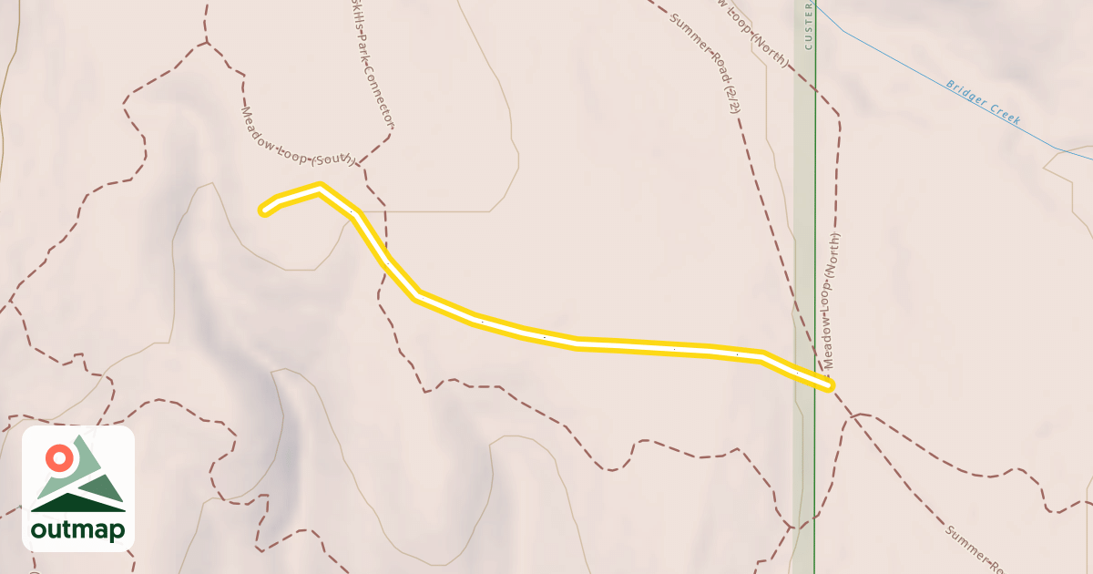 Map of Meadow Loop