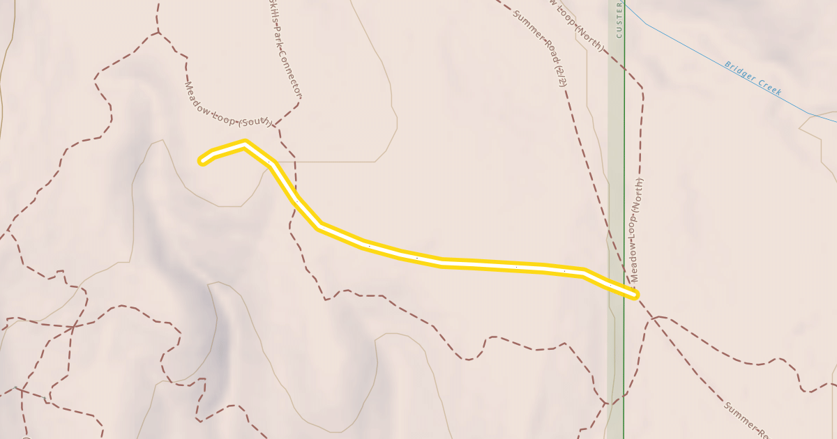 Map preview of Meadow Loop