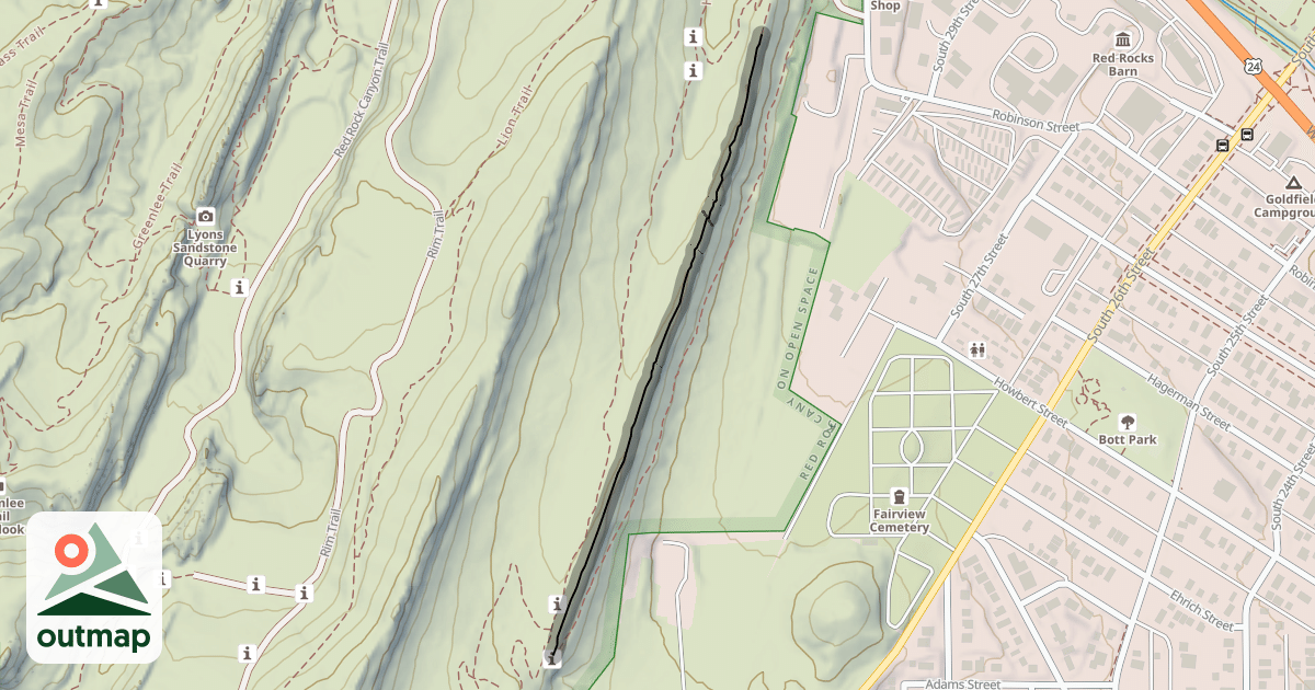 Map of Codell Trail