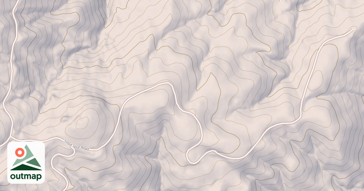 Map of TROUT SPUR