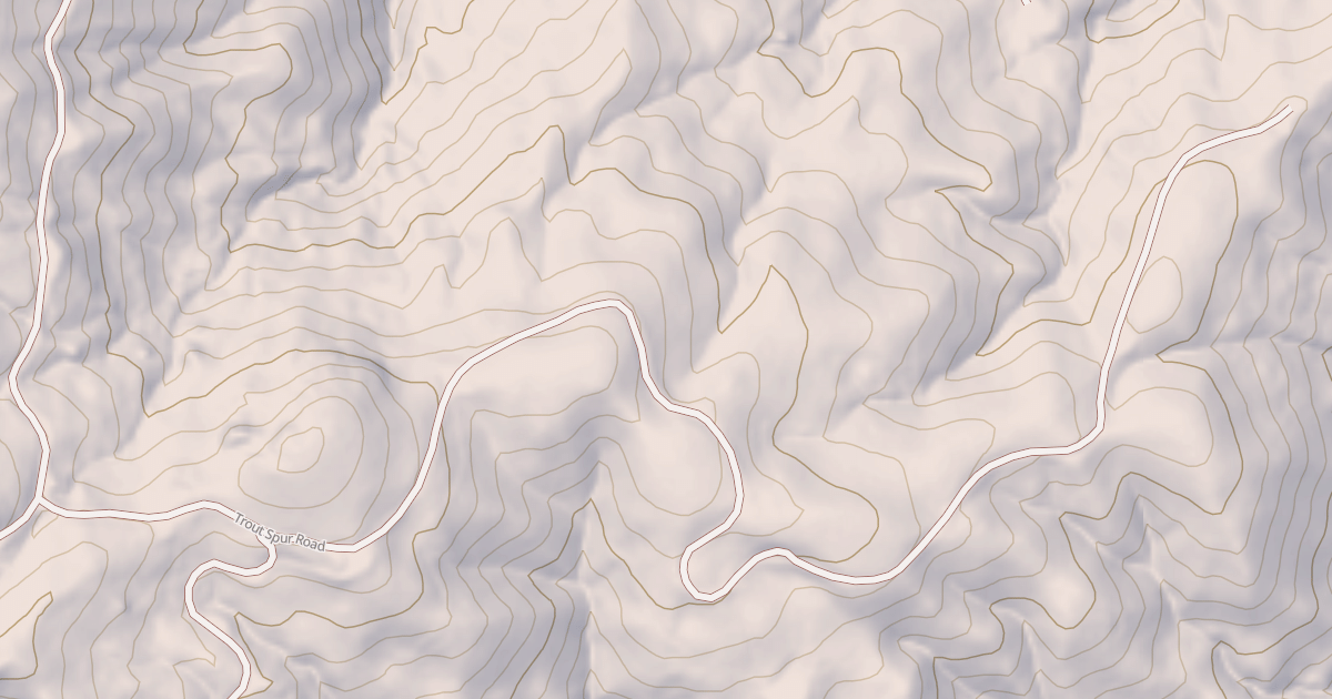 Map preview of TROUT SPUR