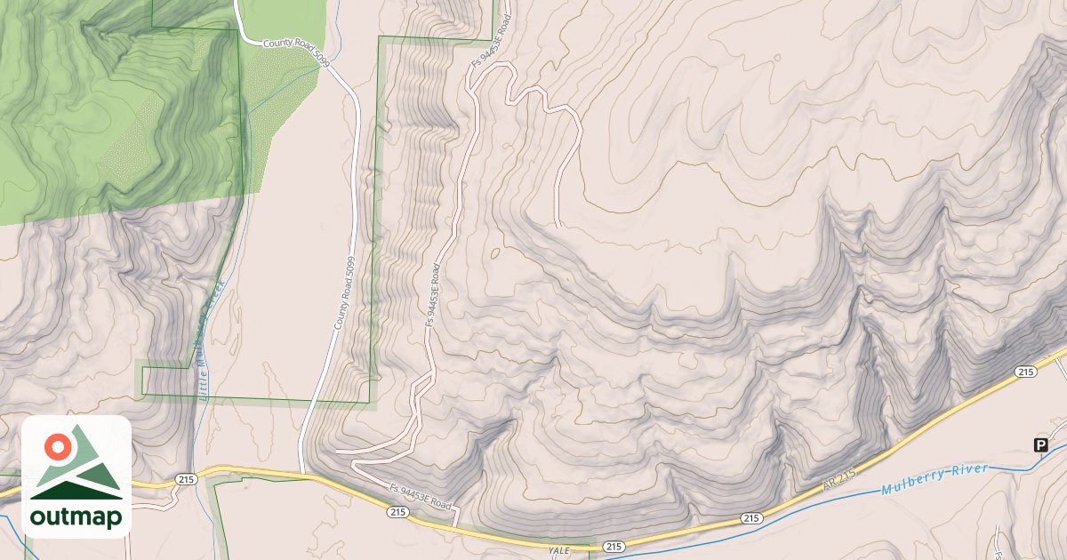 Map of USFS Motor Vehicle Use Map Roads {341AE468-9D1D-430F-AF5C-9AE4CB274B9B}