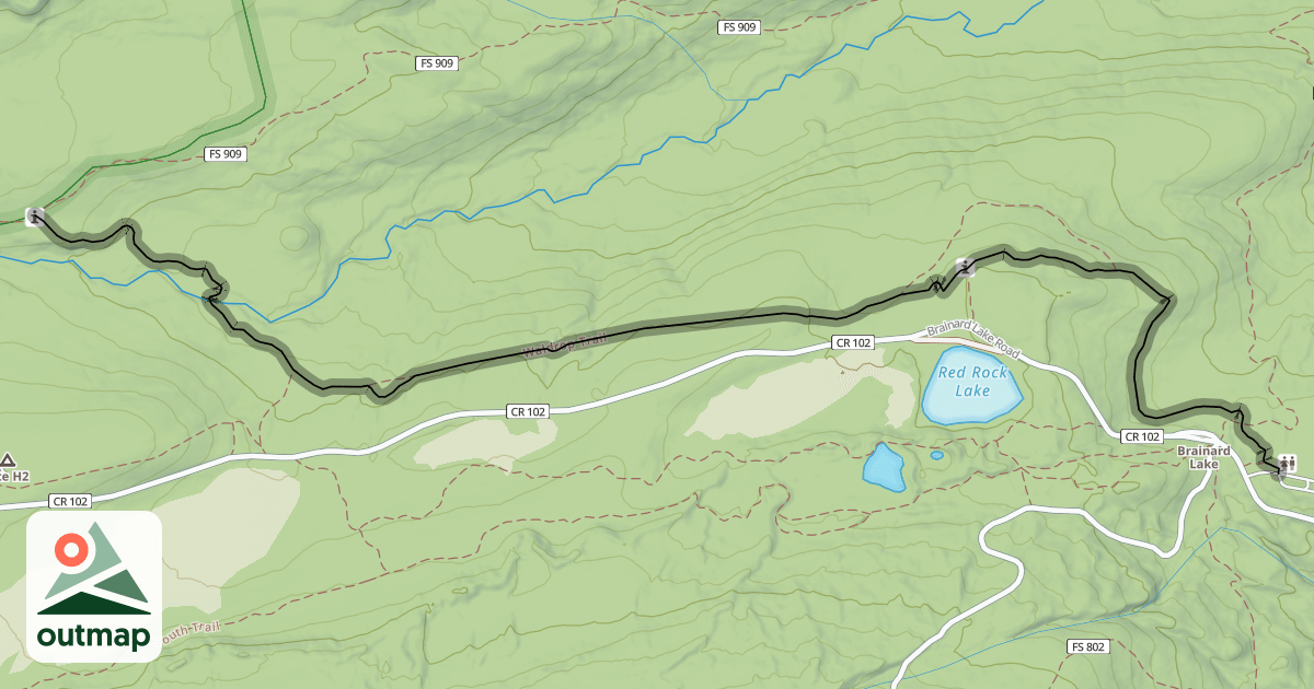 Map of Waldrop Trail