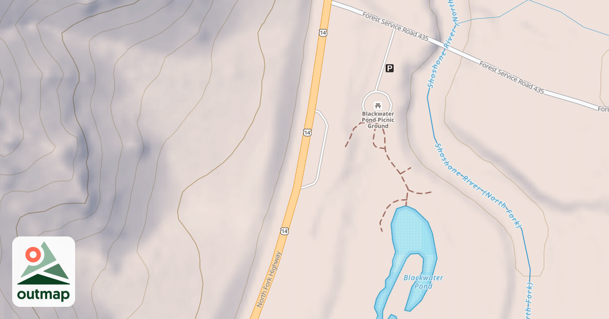 Map of BLACKWATER FIREFIGHTER MEMORIA