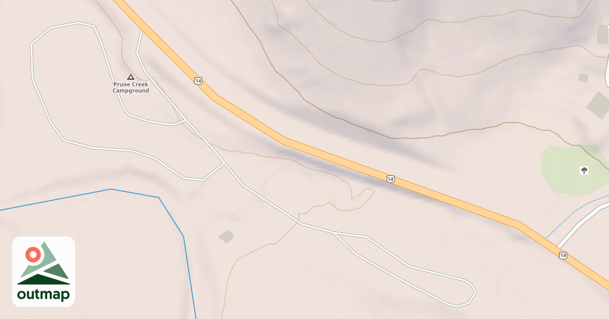 Map of PRUNE CREEK C.G.