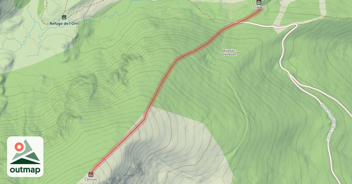Map of L'Orry