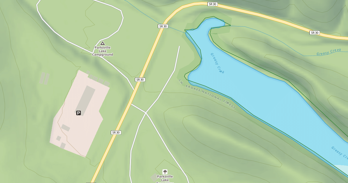 Map preview of PARKSVILLE SPUR A