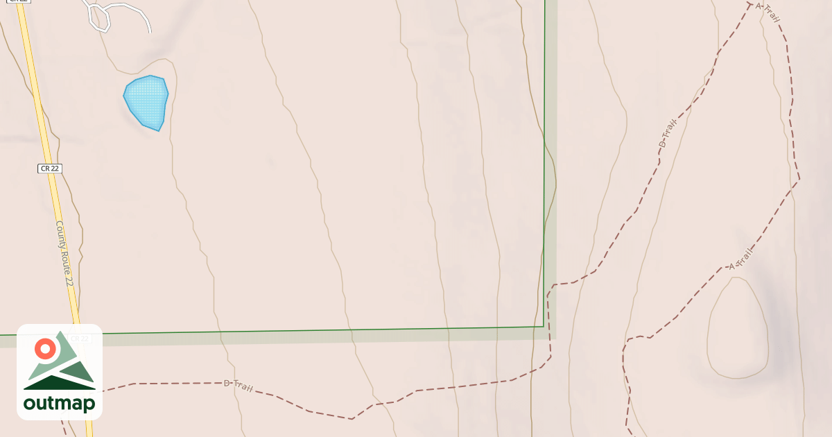 Map of D Trail