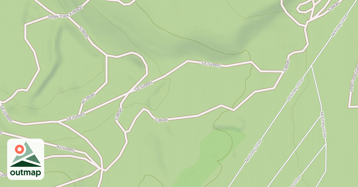 Map of Rock Run ATV Trails