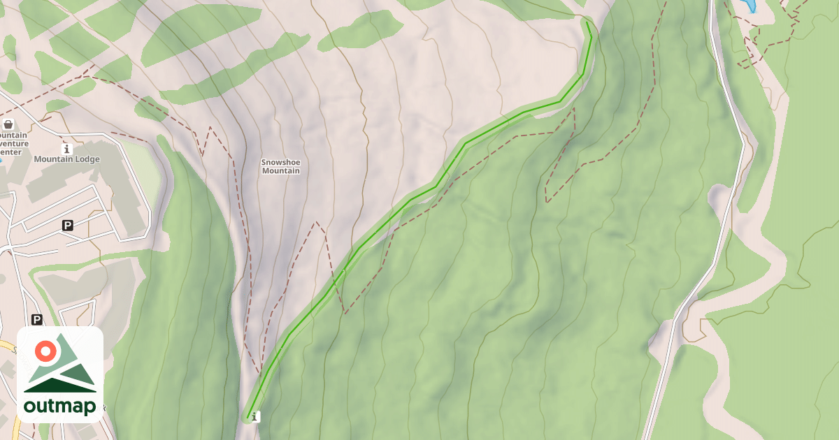 Map of Mid Flume