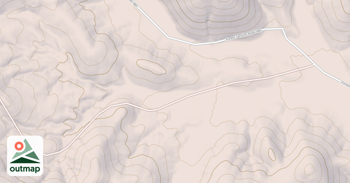 Map of USFS Motor Vehicle Use Map Roads {3B2720AE-28AE-4F1D-9EA1-C6EED5E0D3F8}