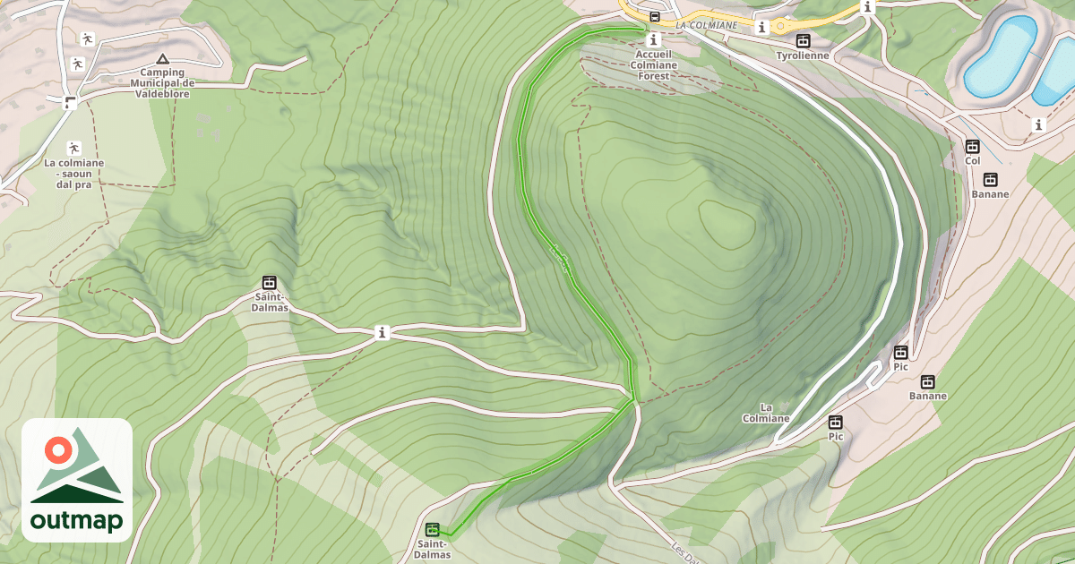 Map of Le Suc