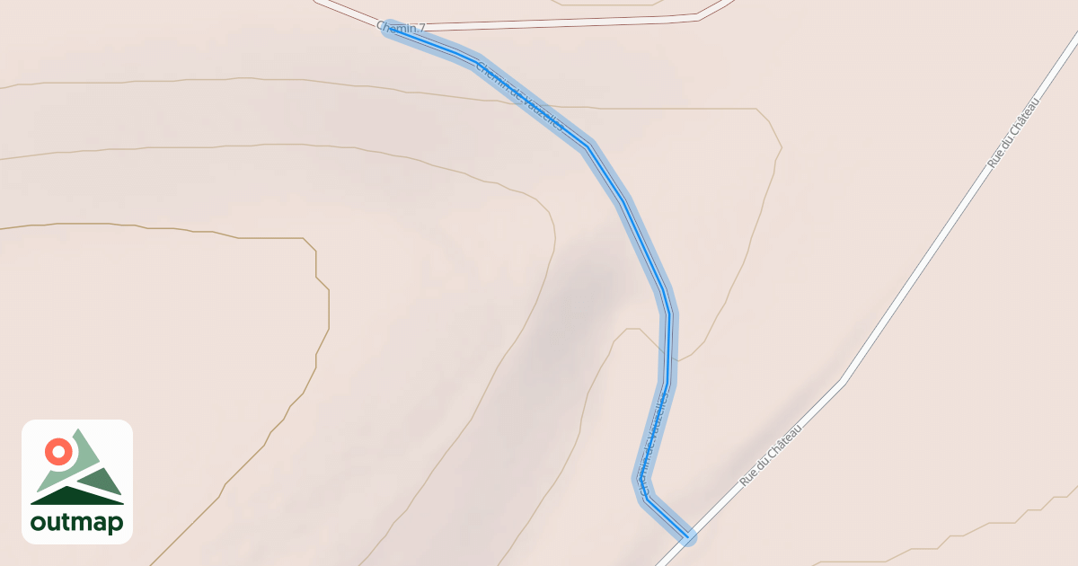 Map of Chemin de Vauzelles