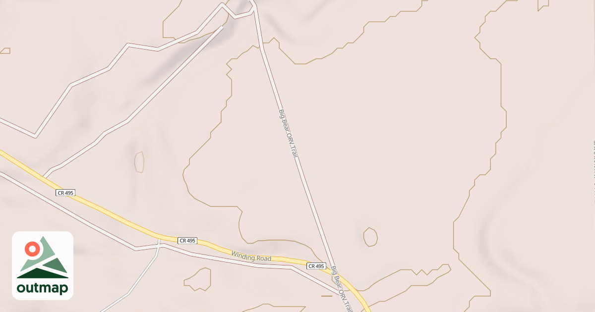 Map of Big Bear Trail