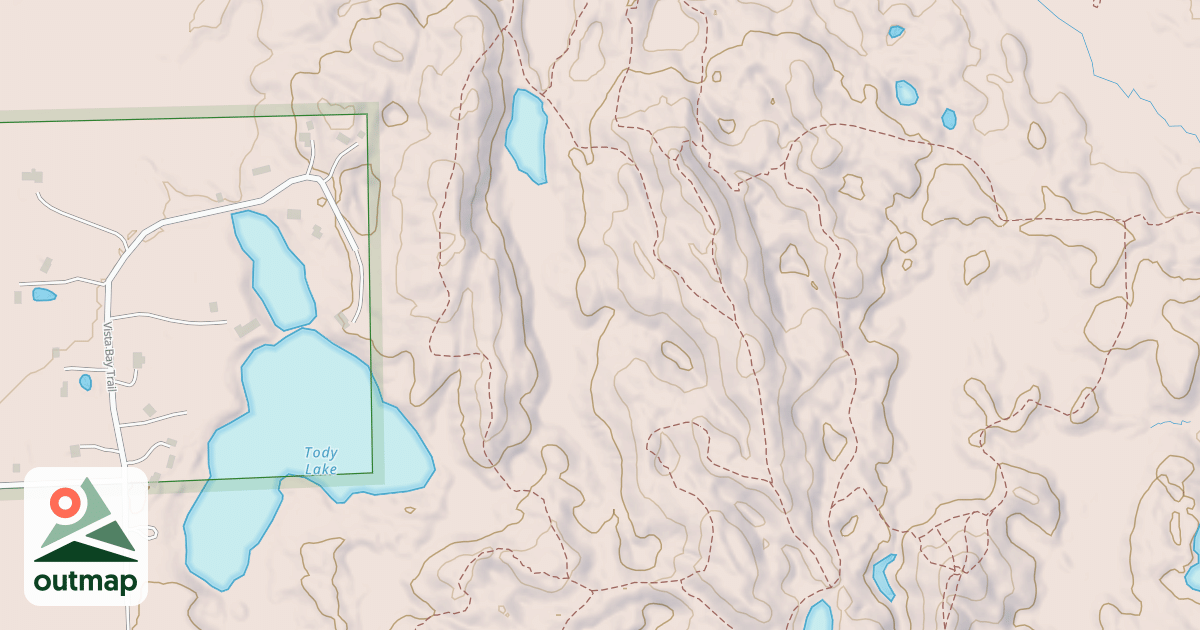Map of Ortonville Rec. Area Snowmobile Trail;ortonville Rec. Area Equestrian Trail