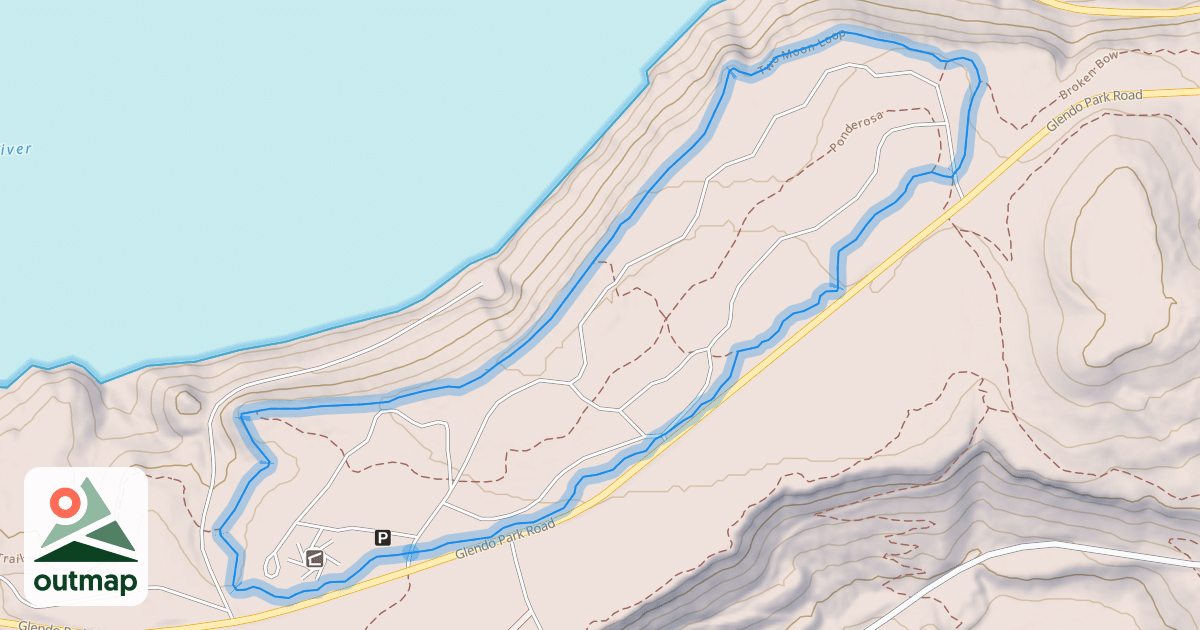 Map of Two Moon Loop