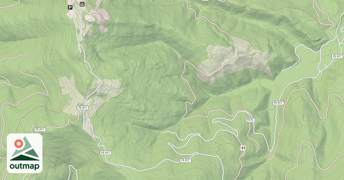 Map of BLACKTAIL ROAD
