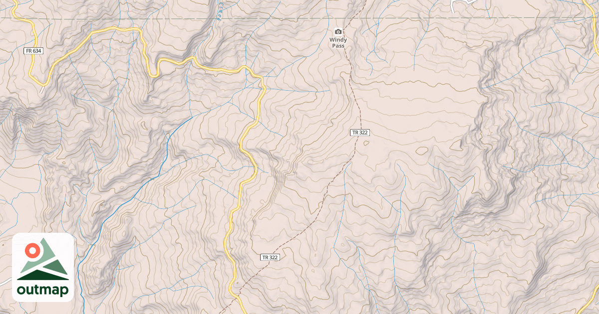 Map of CADE MOUNTAIN ATV