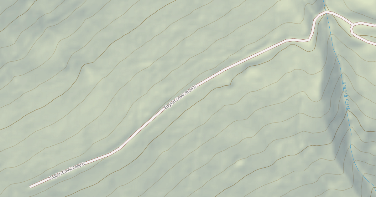 Map preview of ENGLISH CREEK B