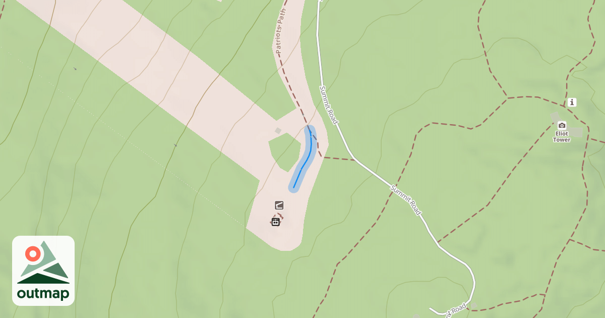 Map of Patriots Path