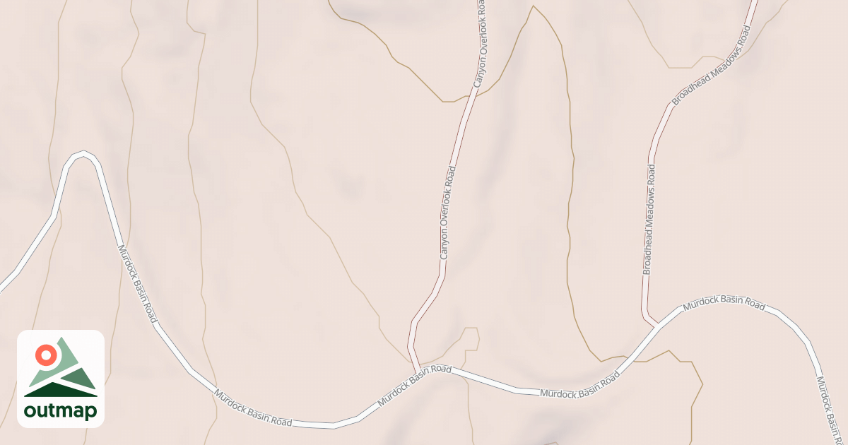 Map of CANYON OVERLOOK