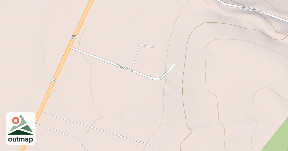 Map of MTN BURG W C