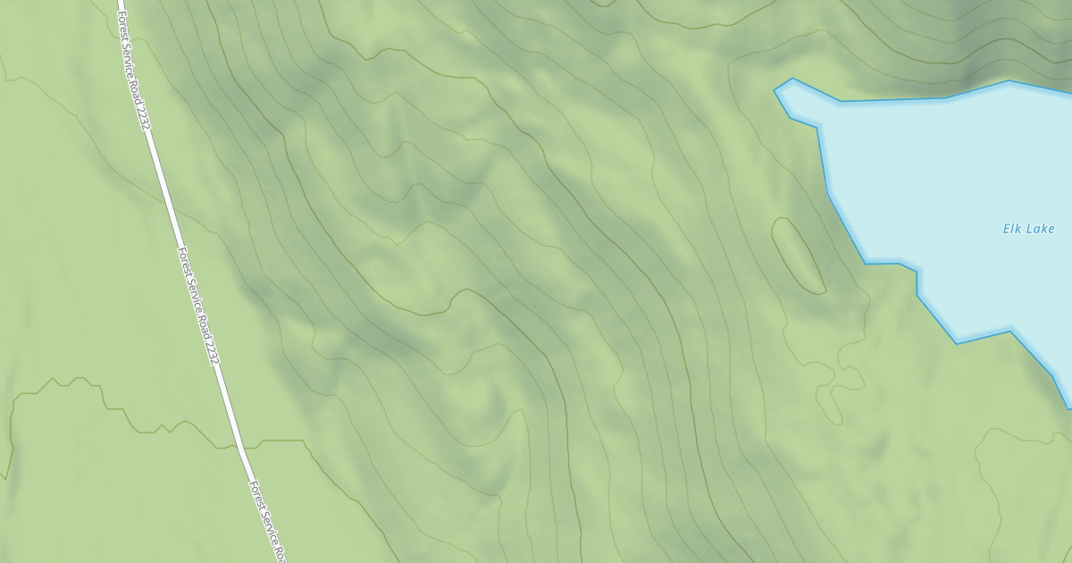 Map preview of Elk Lake Atv Trail