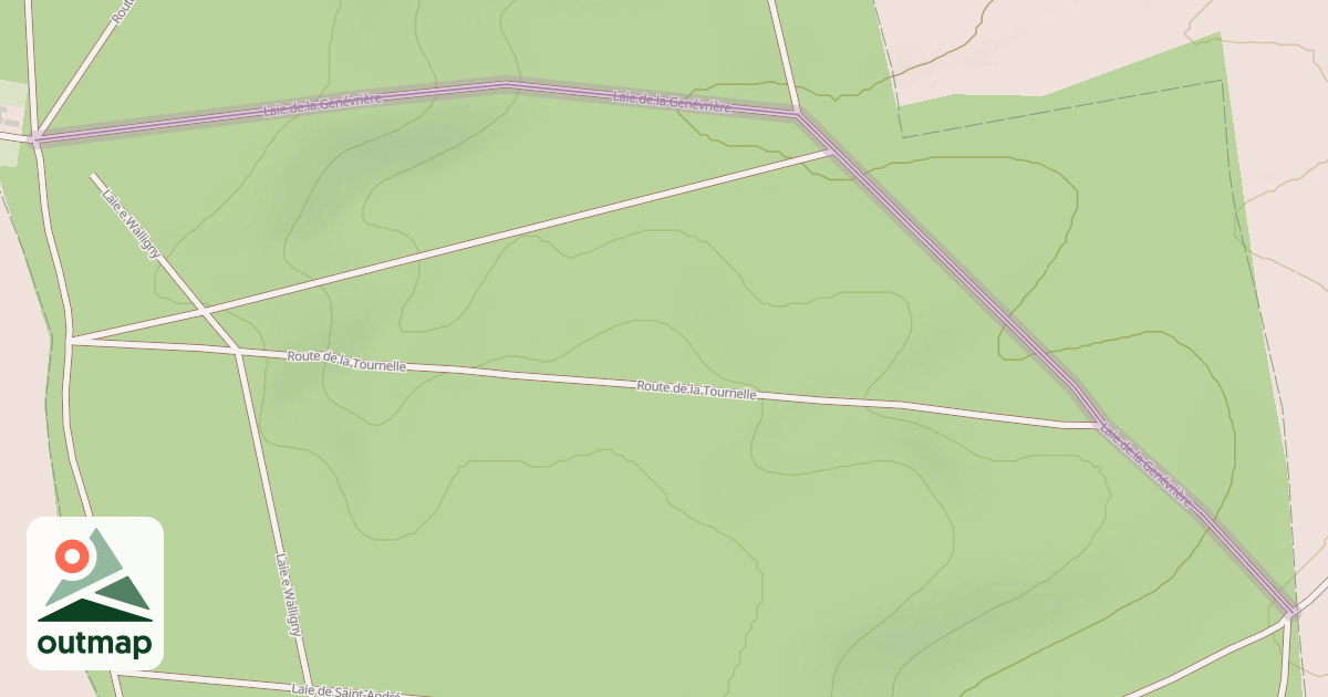 Map of Laie de la Genévrière
