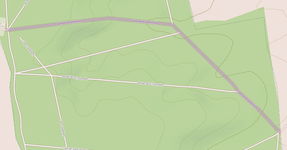 Map preview of Laie de la Genévrière