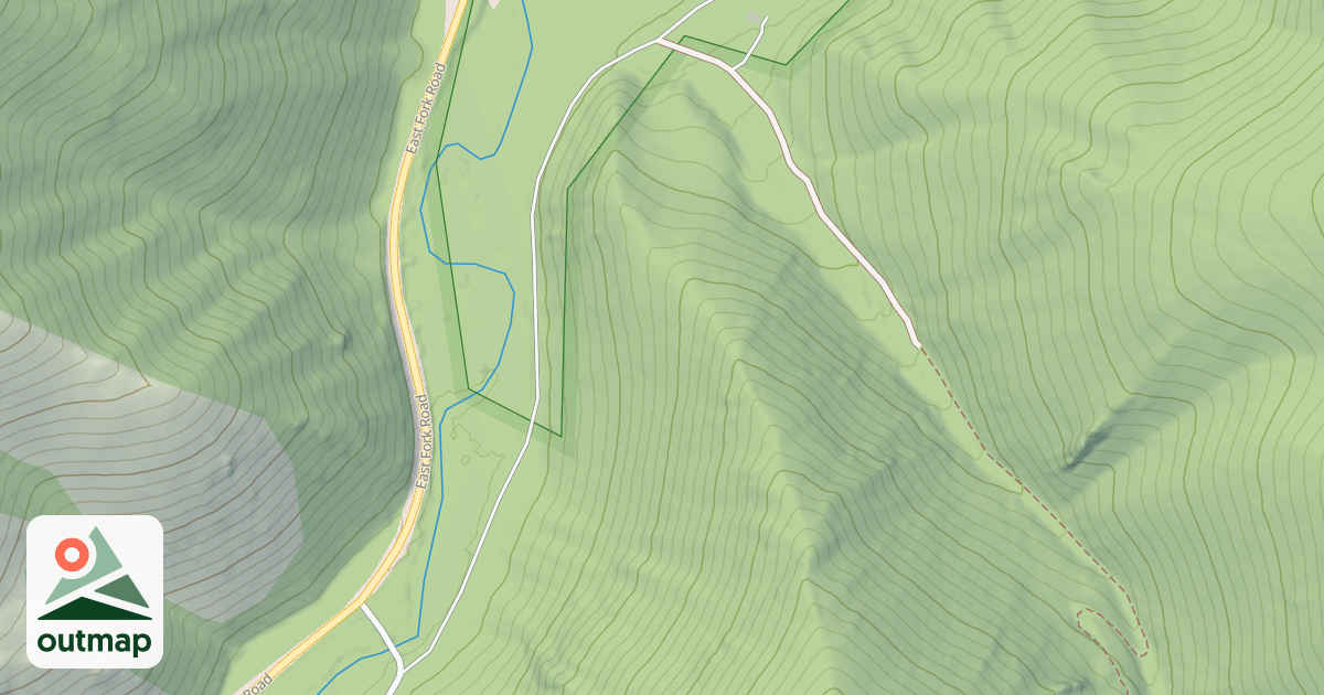 Map of (FDR) SPRINGER CREEK