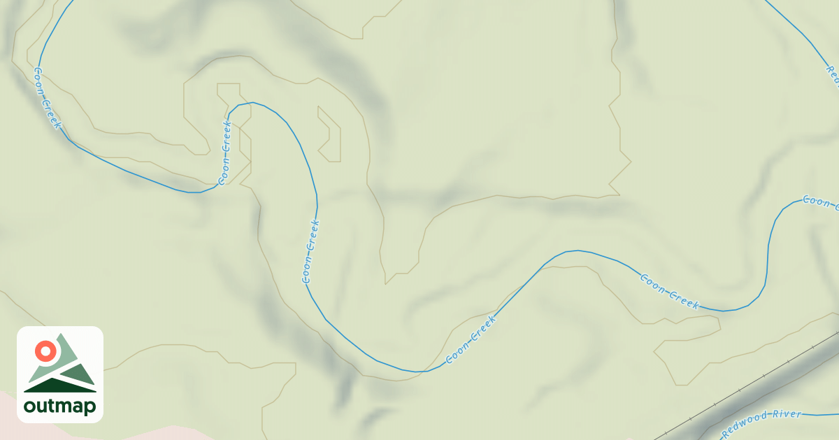 Map of Shady Oaks Native Prairie Adventure Trails