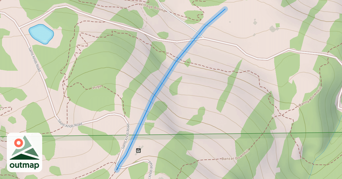 Map of Velvet Falls (Upper)