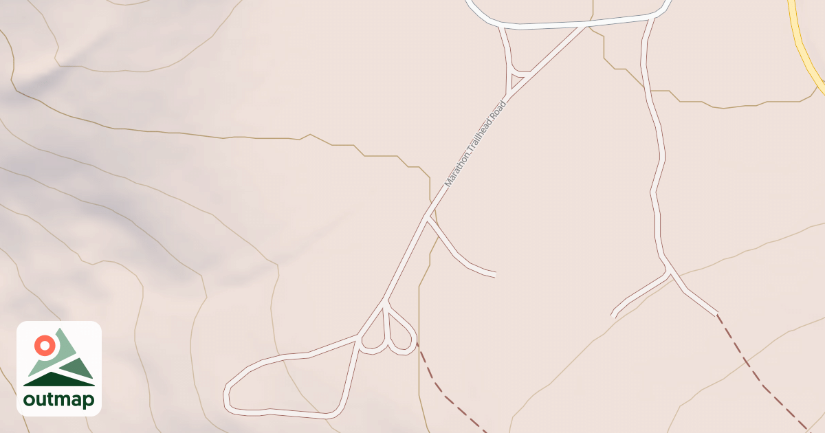 Map of MARATHON TRAILHEAD