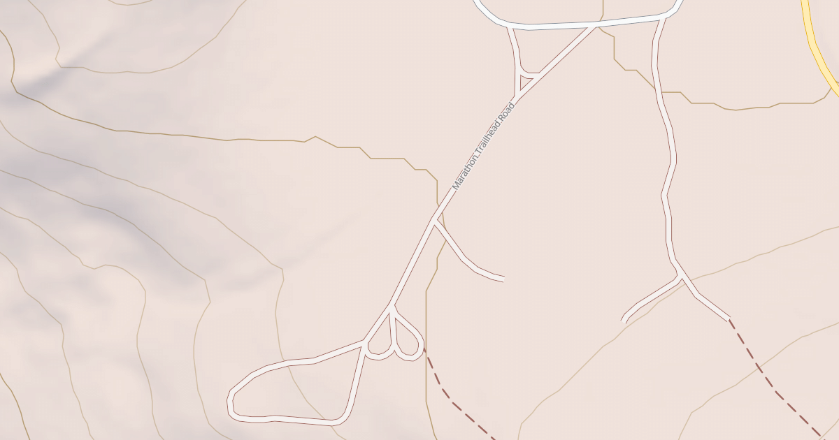 Map preview of MARATHON TRAILHEAD