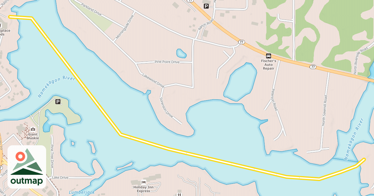 Map of Birkebeiner Trail