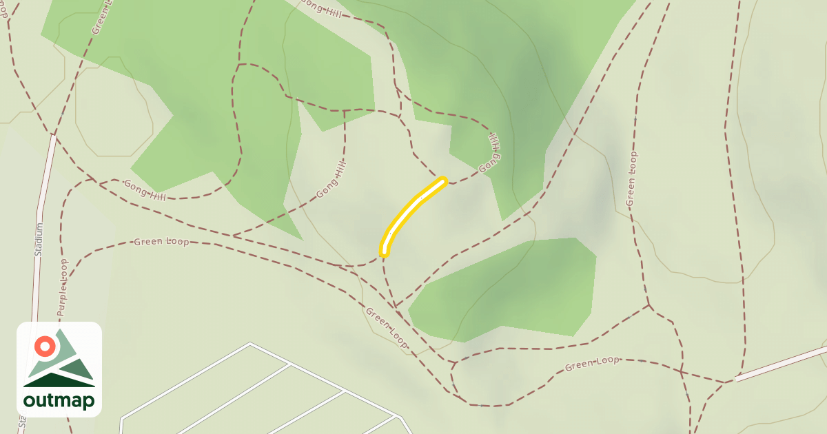 Map of Gong Hill