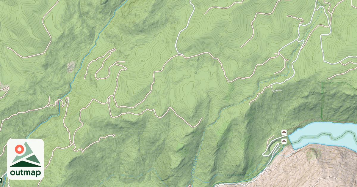 Map of LOWER BEAR RIVER