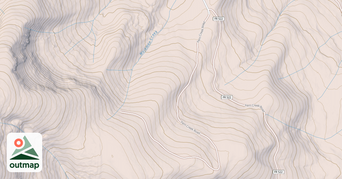 Map of FERN CR