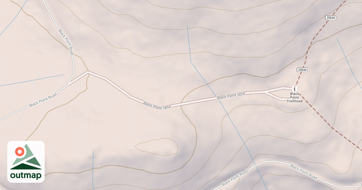 Map of BLACK POINT SPUR
