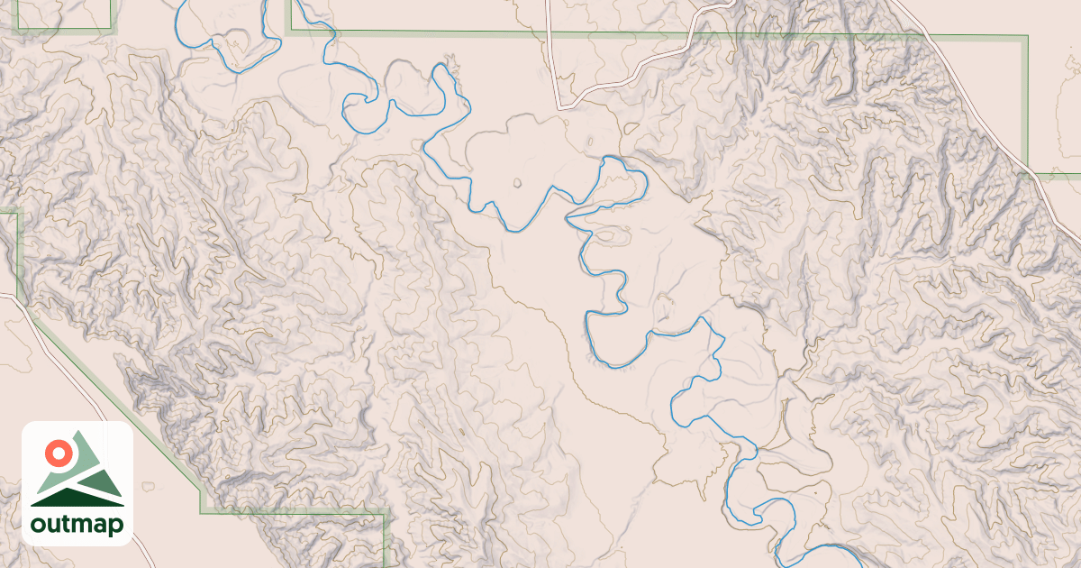 Map of CROOKED CREEK